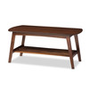 Baxton Studio Sacramento Mid-century Modern Dark Walnut Coffee Table 121-6627